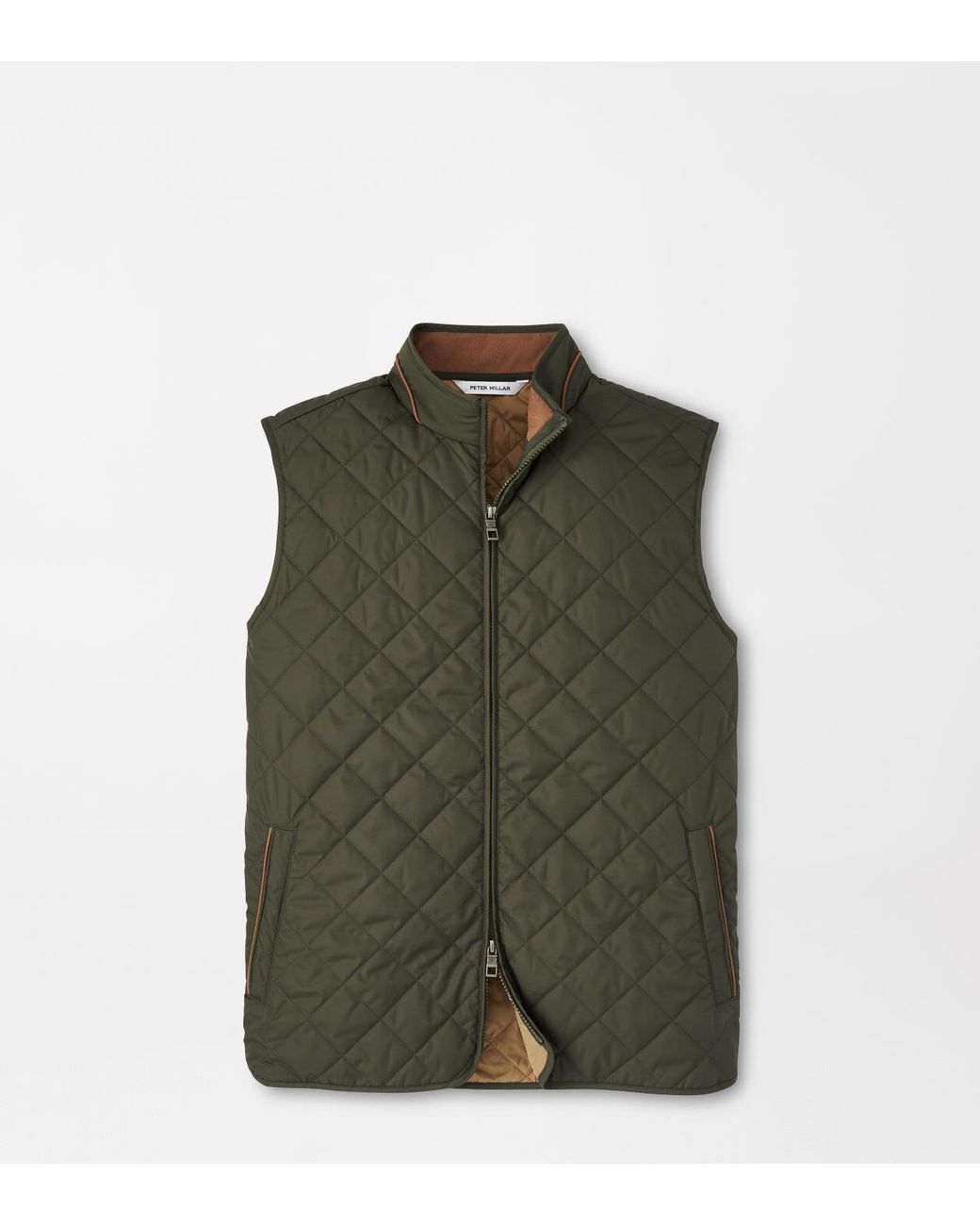 Peter Millar Green Essex Gilet for men