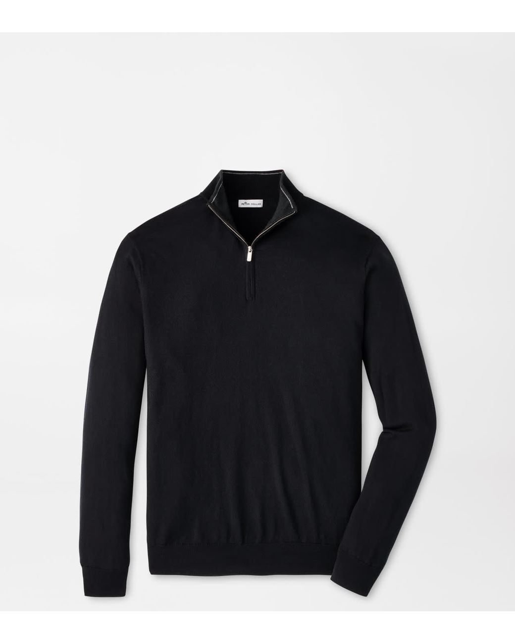 Peter Millar Blue Autumn Crest Quarter-Zip for men