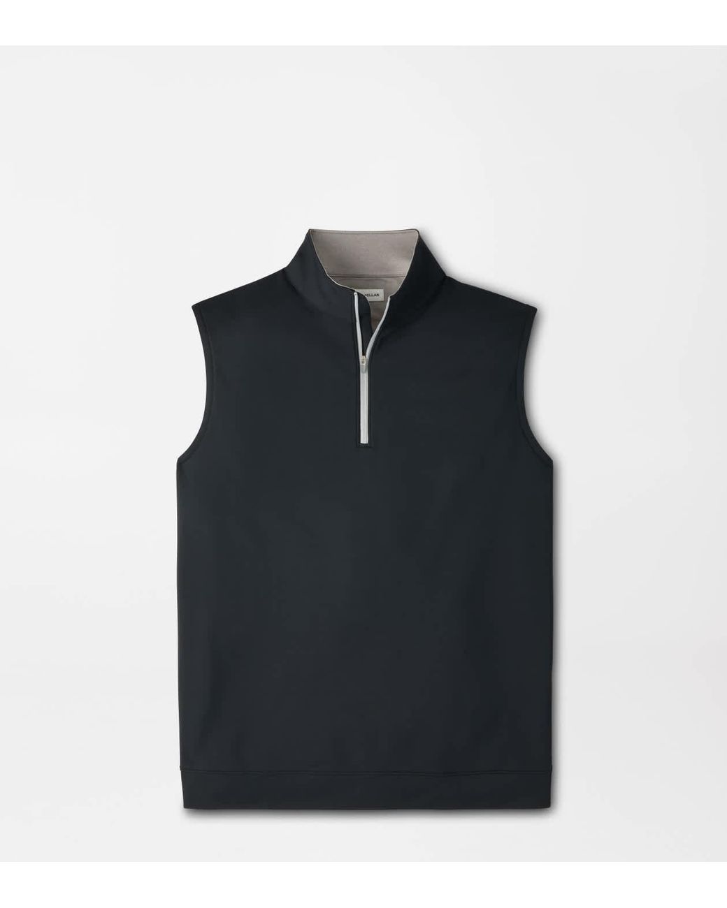Peter Millar Blue Galway Stretch Loop Terry Quarter-Zip Gilet for men