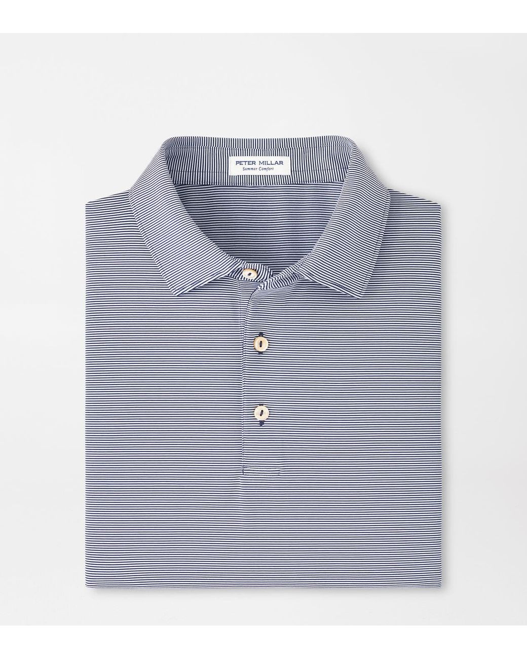 Peter Millar Blue Jubilee Performance Jersey Polo for men