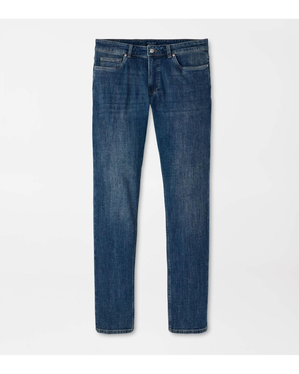 Peter Millar Blue Vintage Washed Five-Pocket Denim for men