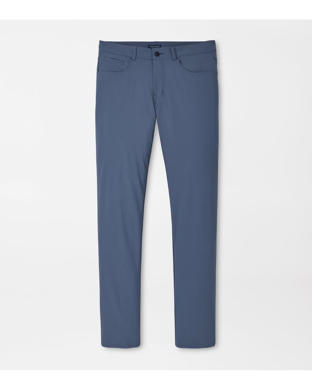 Peter Millar Blue Bingham Performance Five-Pocket Trouser for men
