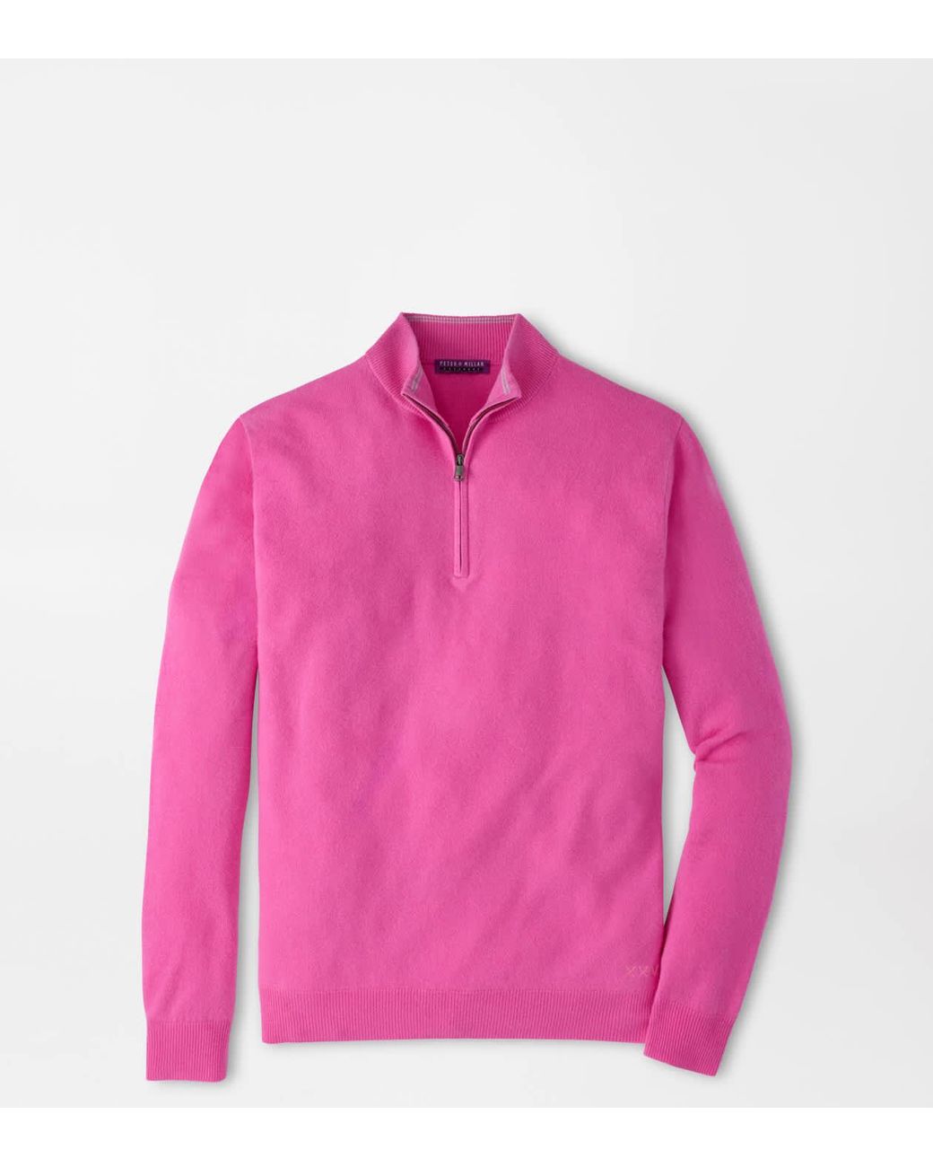 Peter Millar Pink 25Th Anniversary Cashmere Quarter-Zip Jumper for men
