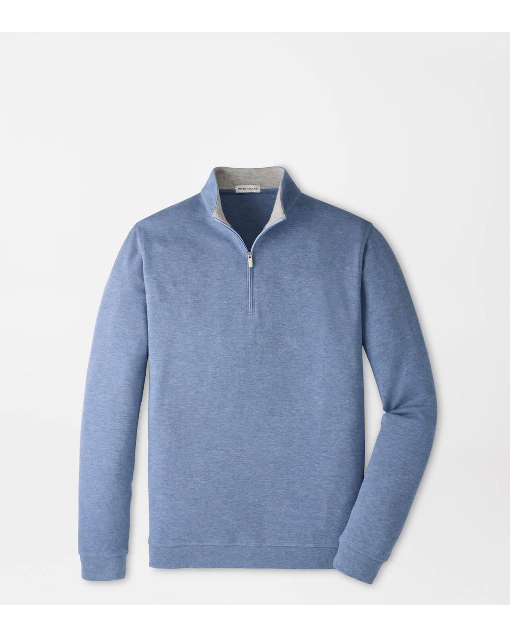 Peter Millar Blue Crown Comfort Quarter-Zip Pullover for men