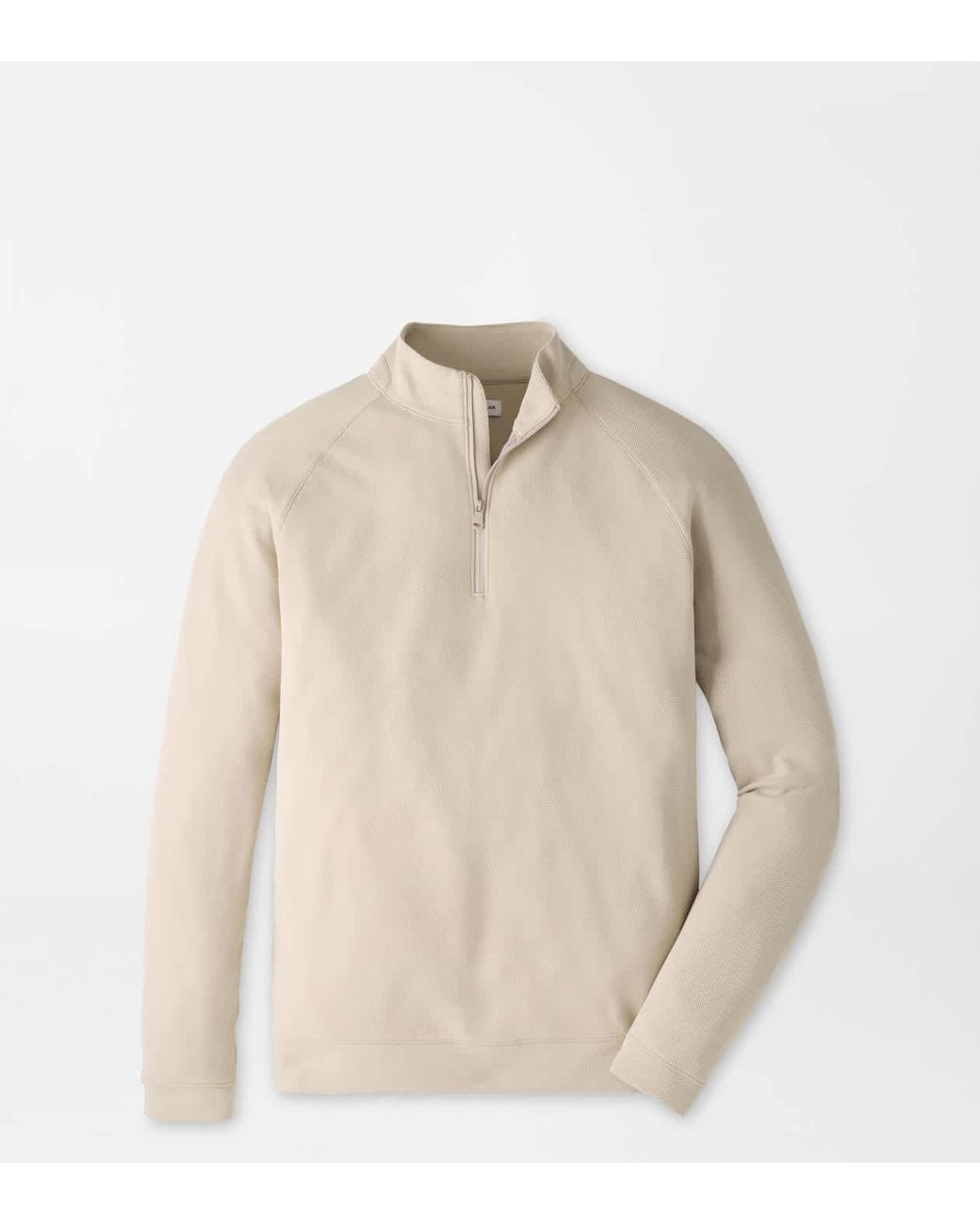 Peter Millar Natural Cradle Piquã Performance Quarter-Zip for men