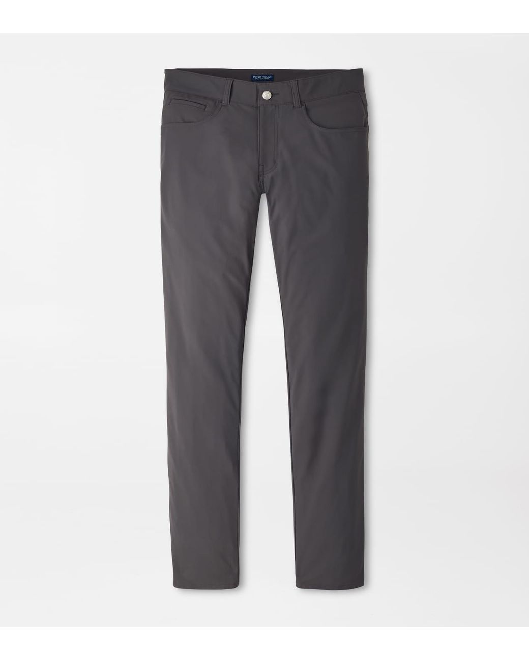Peter Millar Gray Bingham Performance Five-Pocket Trouser for men