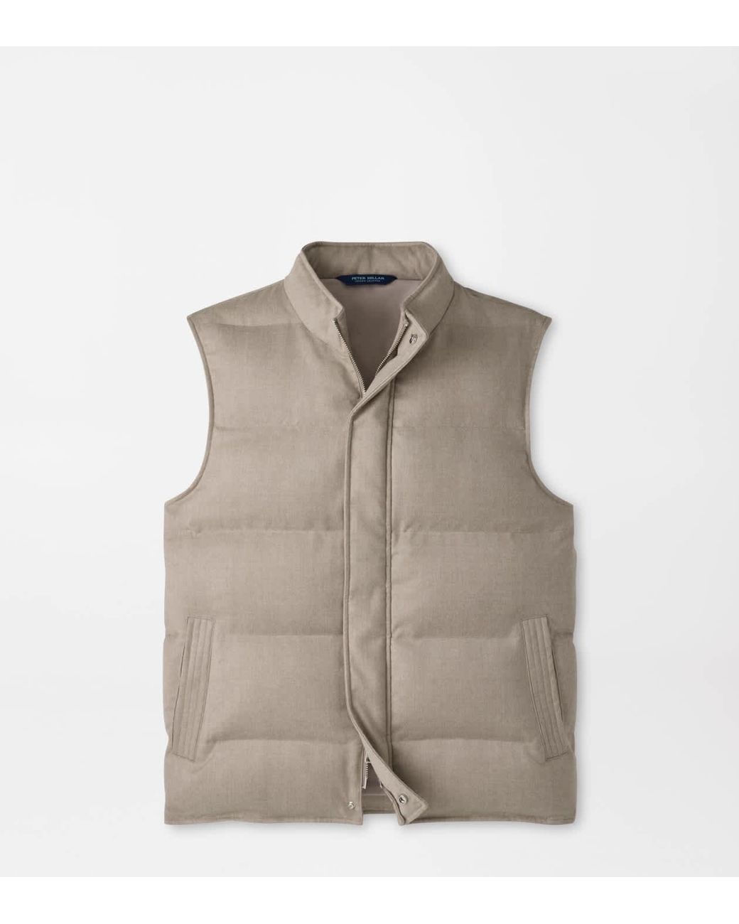 Peter Millar Gray Cortina Wool Gilet for men