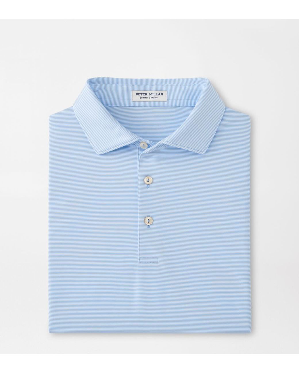 Peter Millar Blue Jubilee Performance Jersey Polo for men