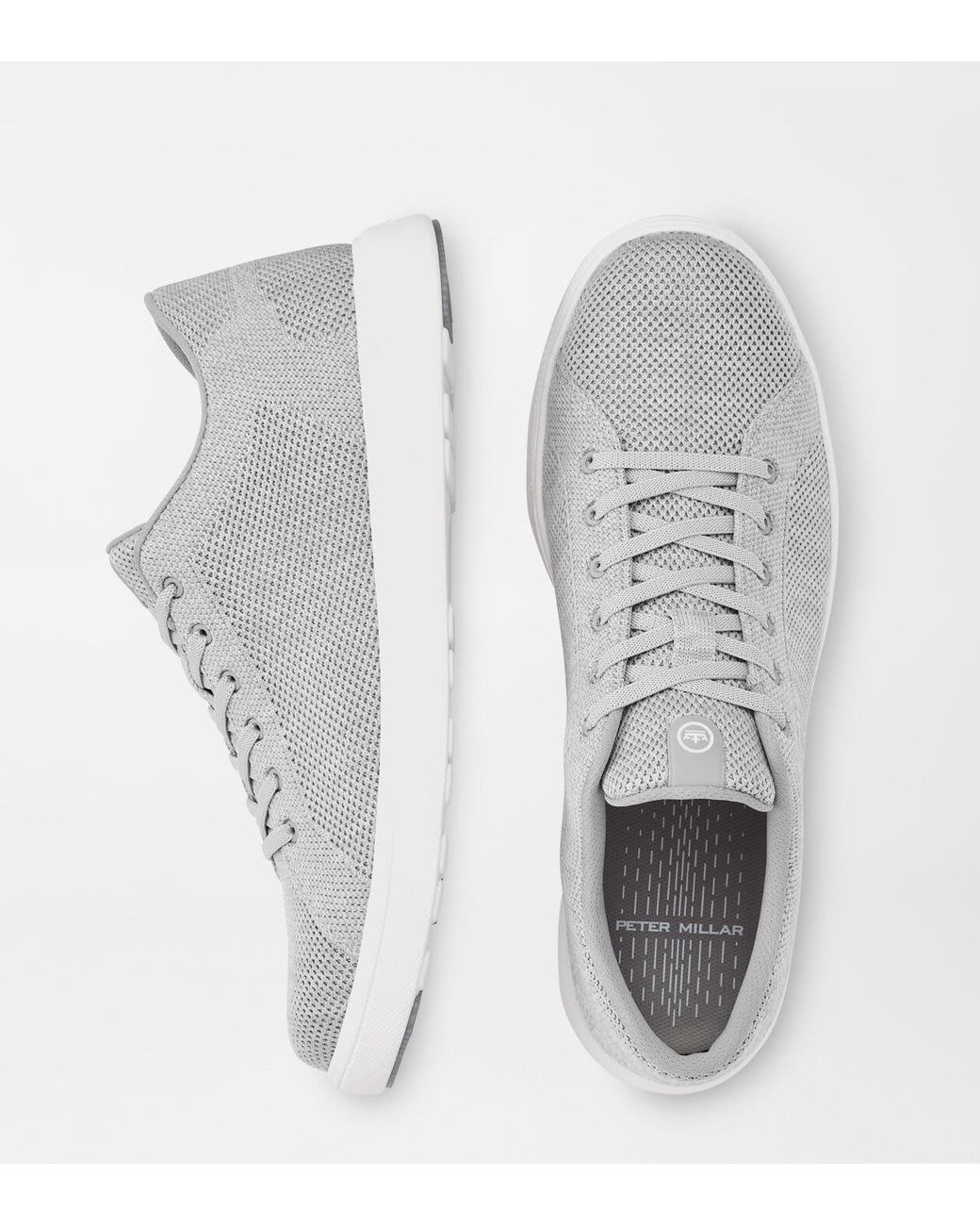 Peter Millar Gray Drift V2 Sneaker for men