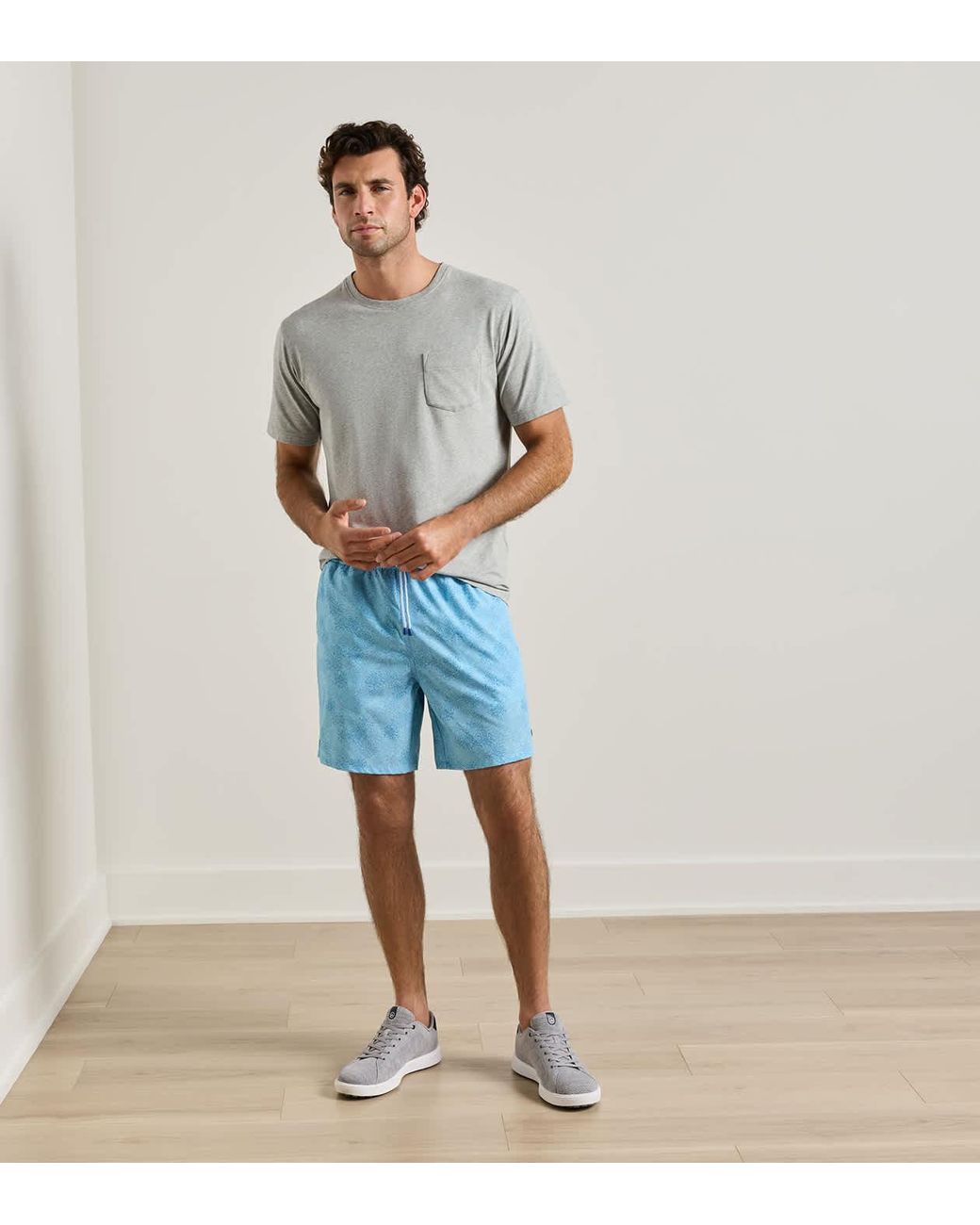 Peter Millar Blue Sand Dollars Swim Trunk for men