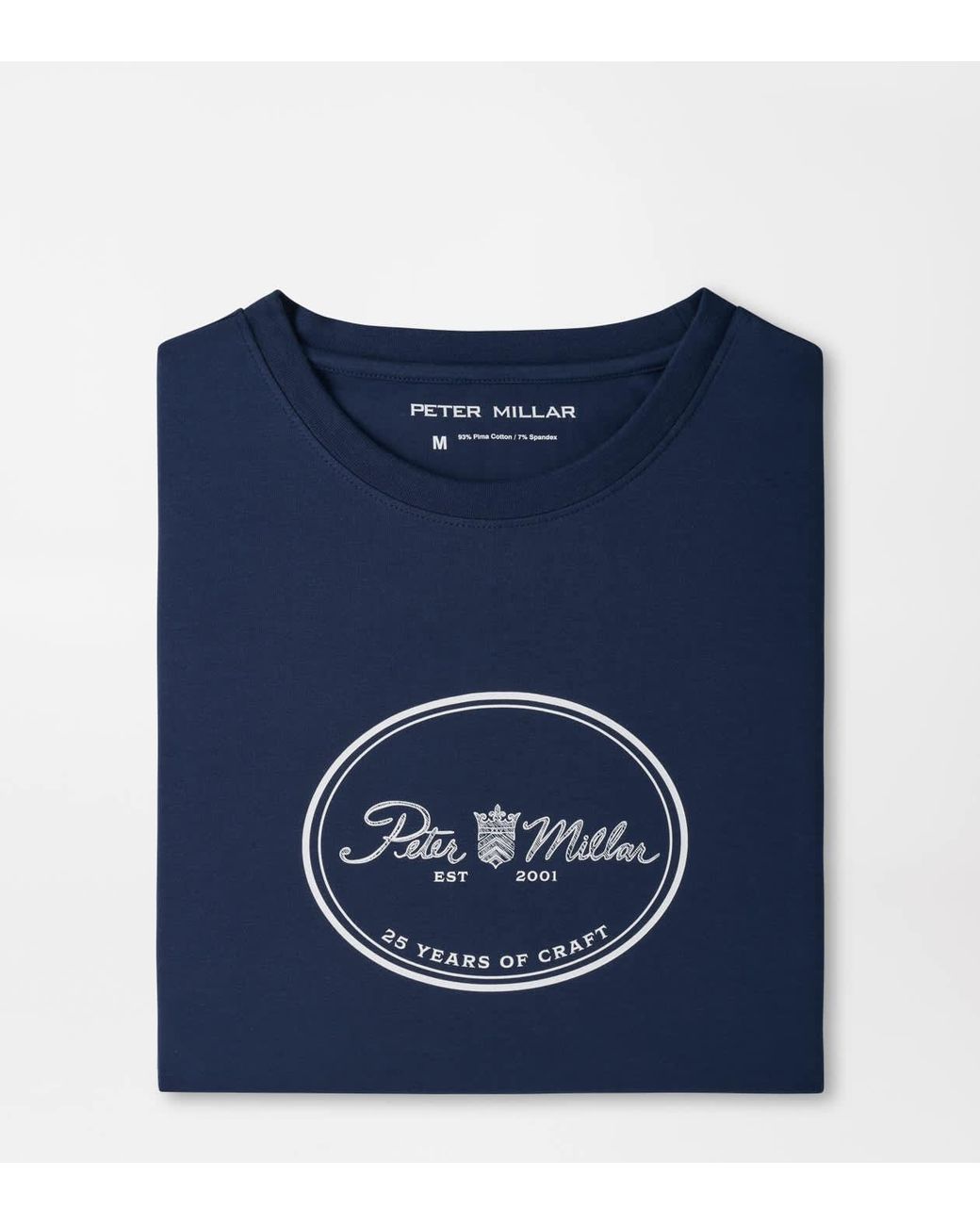 Peter Millar Blue 25Th Anniversary T-Shirt for men