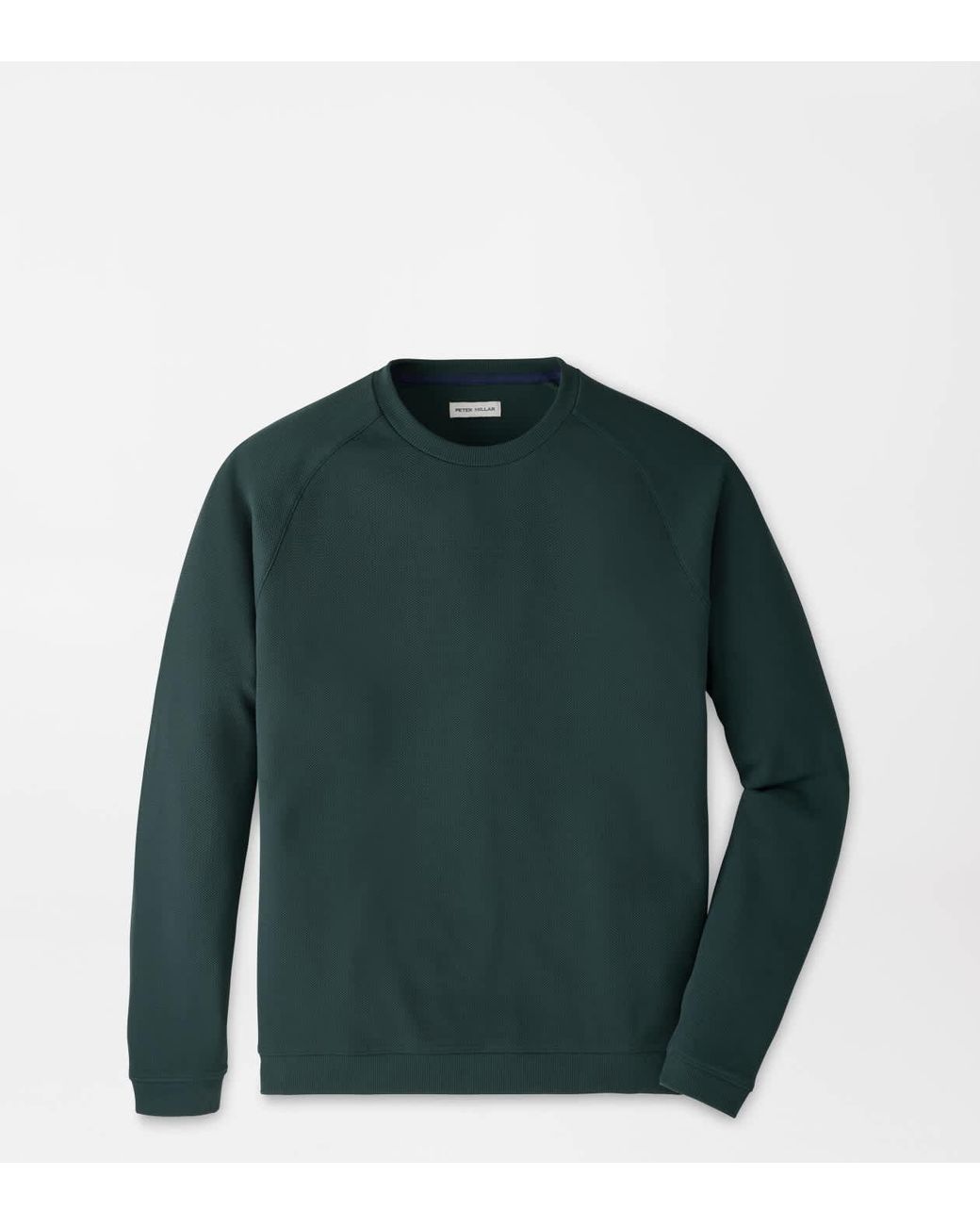Peter Millar Green Cradle Piquã Performance Crewneck for men