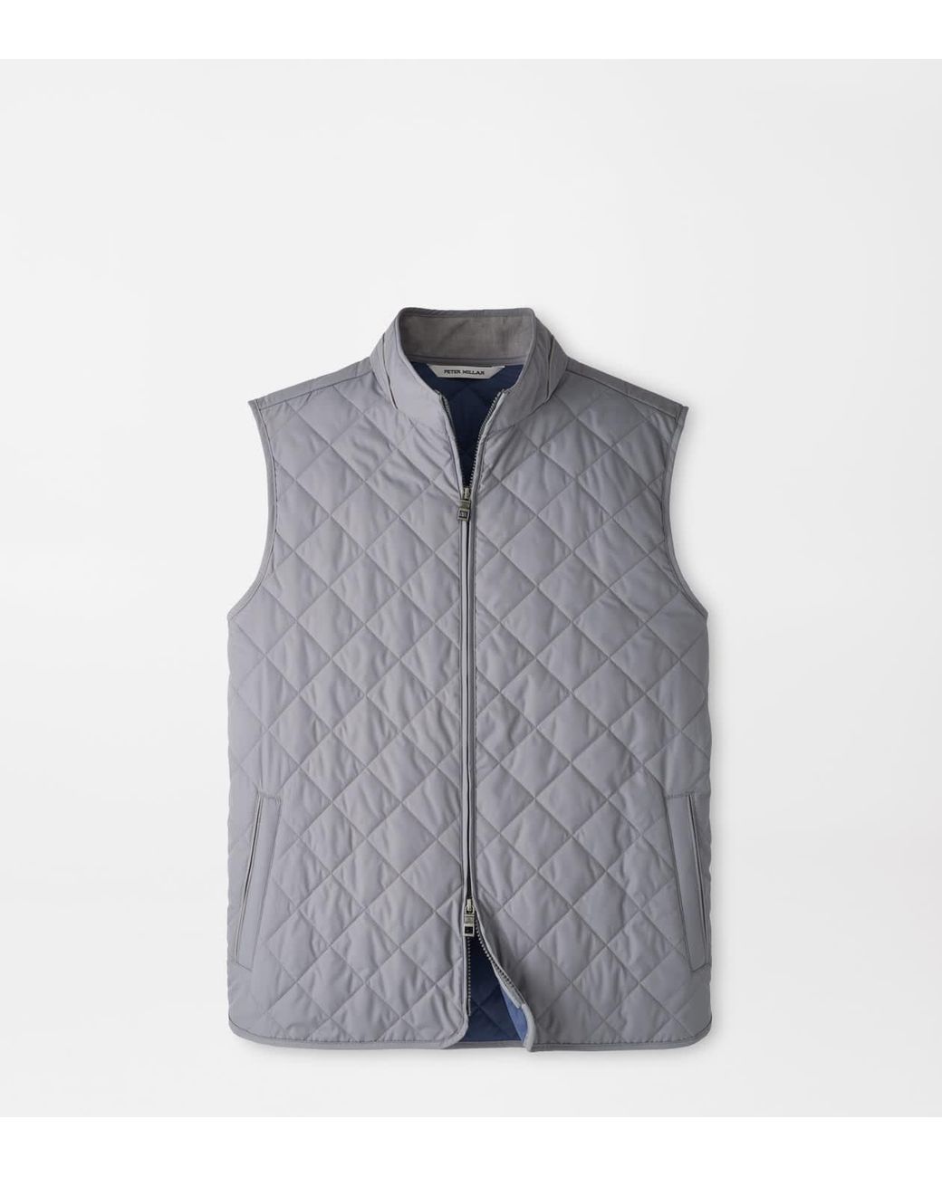 Peter Millar Gray Essex Gilet for men