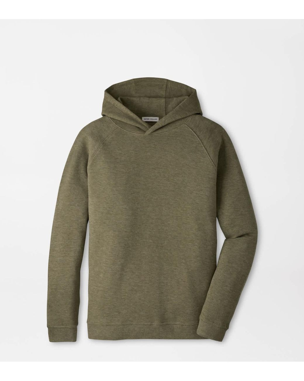 Peter Millar Green Crown Comfort Knit Hoodie for men