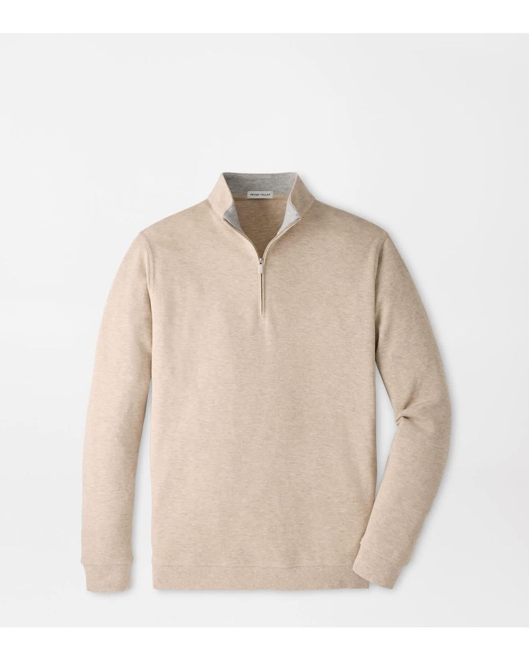 Peter Millar Natural Crown Comfort Quarter-Zip Pullover for men