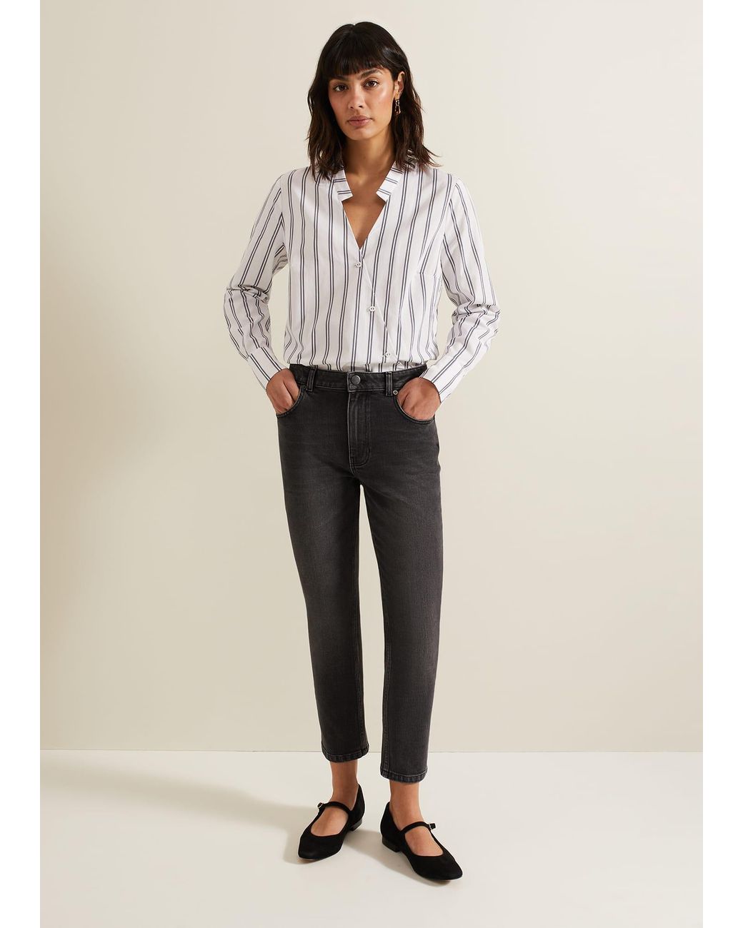 Phase Eight Natural Sara Slim Leg Jeans