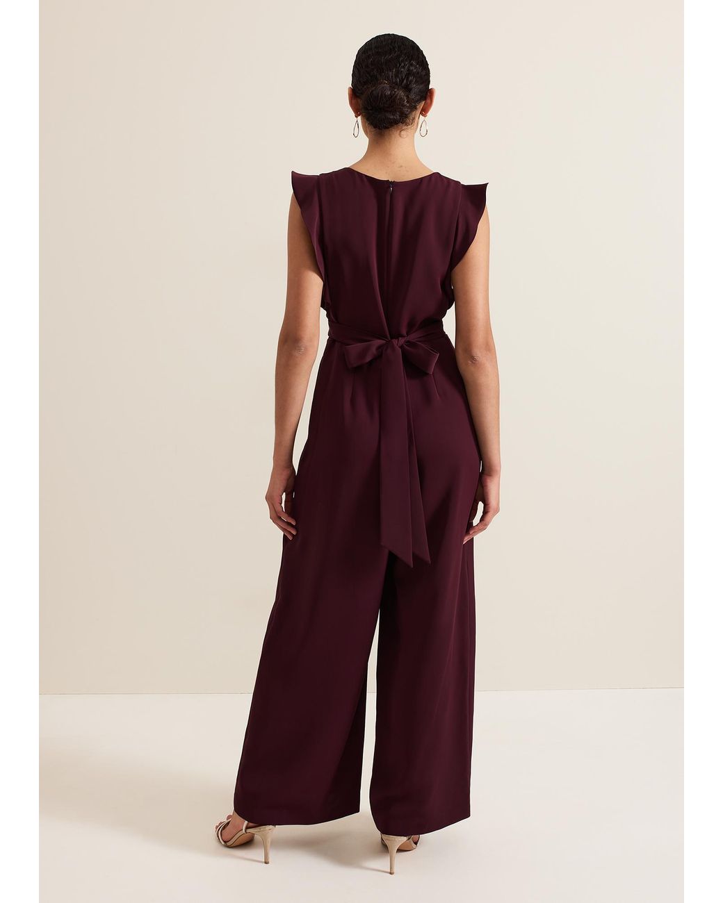 Phase Eight Red Petite Ayla Jumpsuit