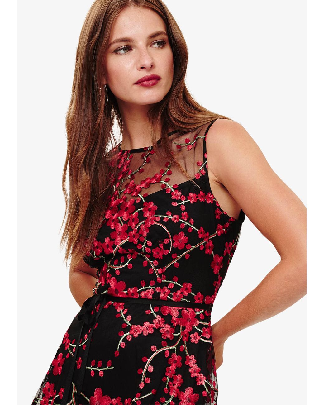 pink structured dress