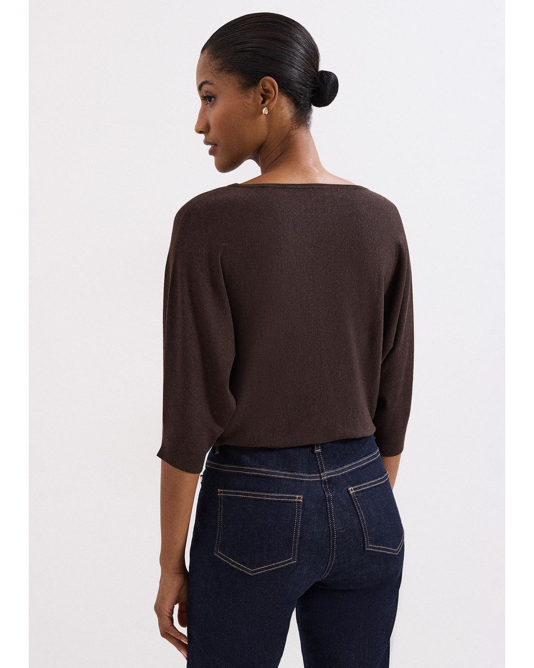 Phase Eight Black Cristine Knit Jumper