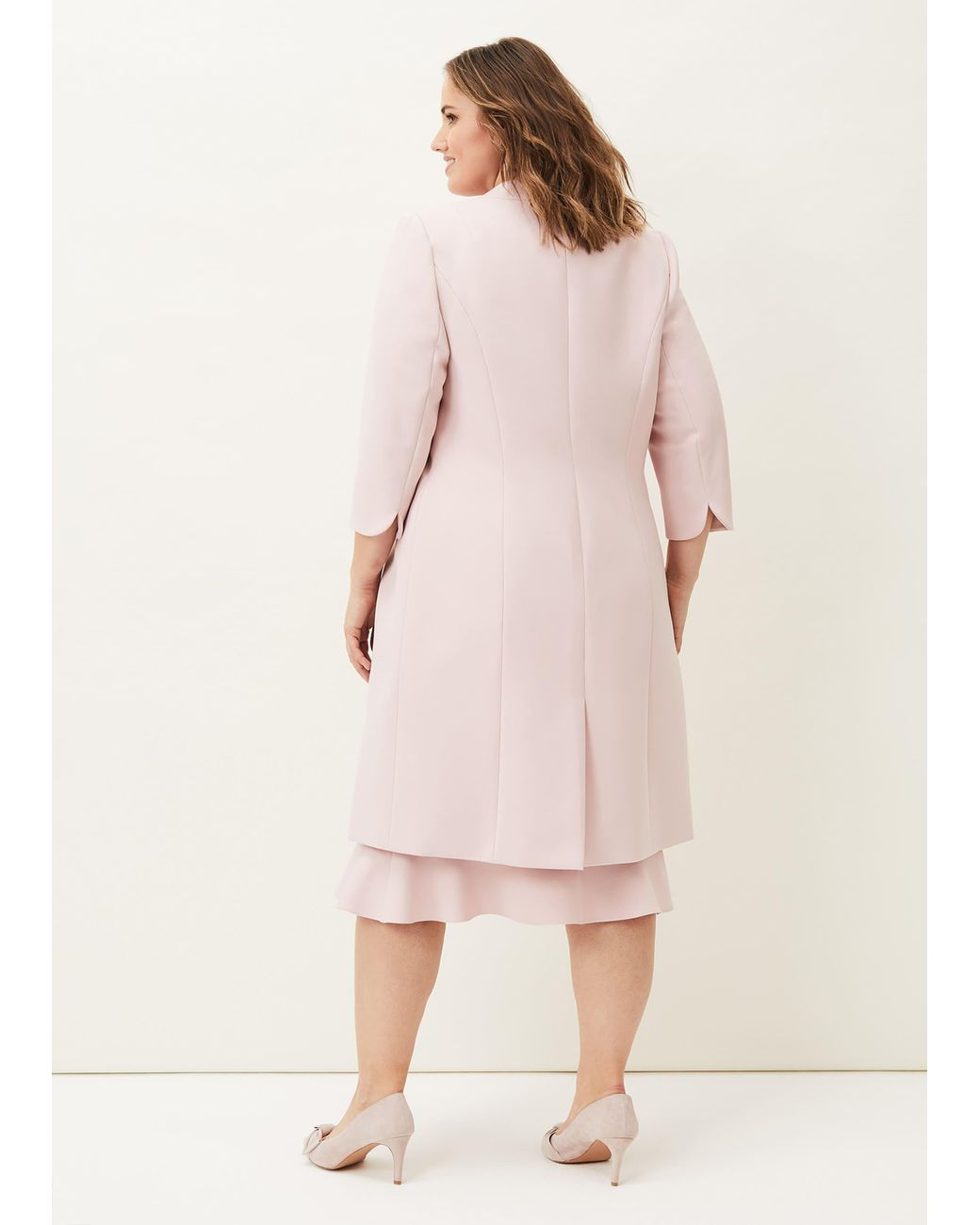 Phase Eight Natural Melissa Longline Occasion Jacket