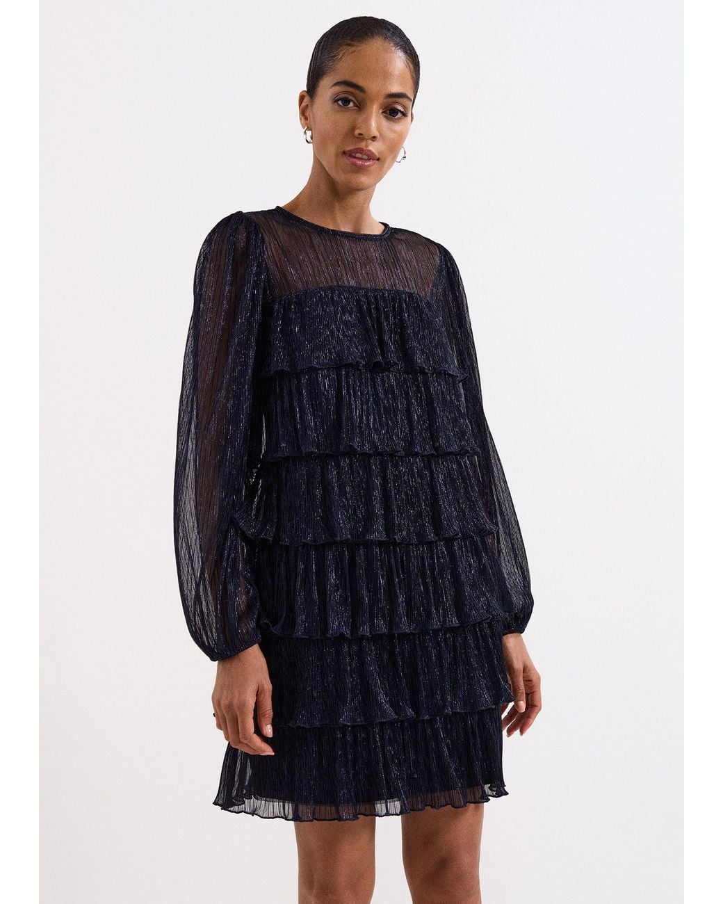 Phase Eight Blue Nika Shimmer Dress