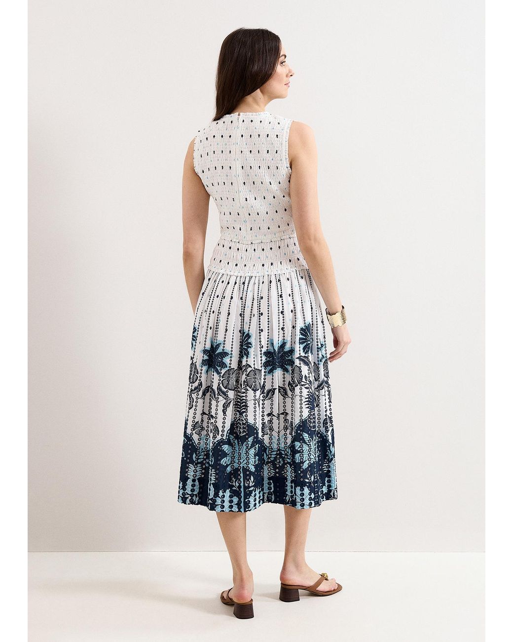 Phase Eight Blue Chiara Floral Dress