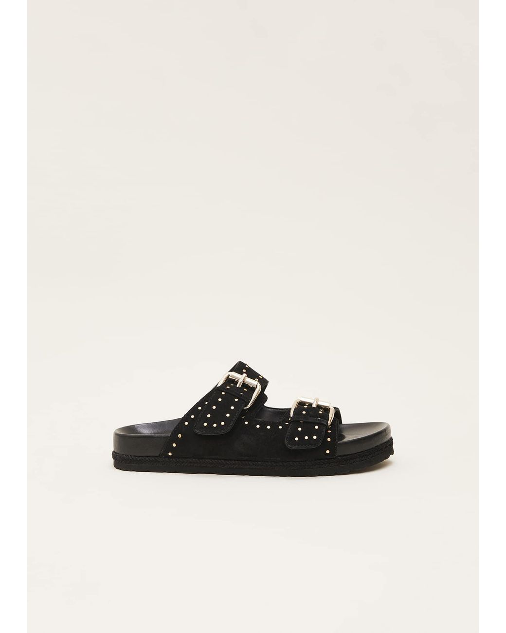 Phase Eight Brown Double Buckle Sandal