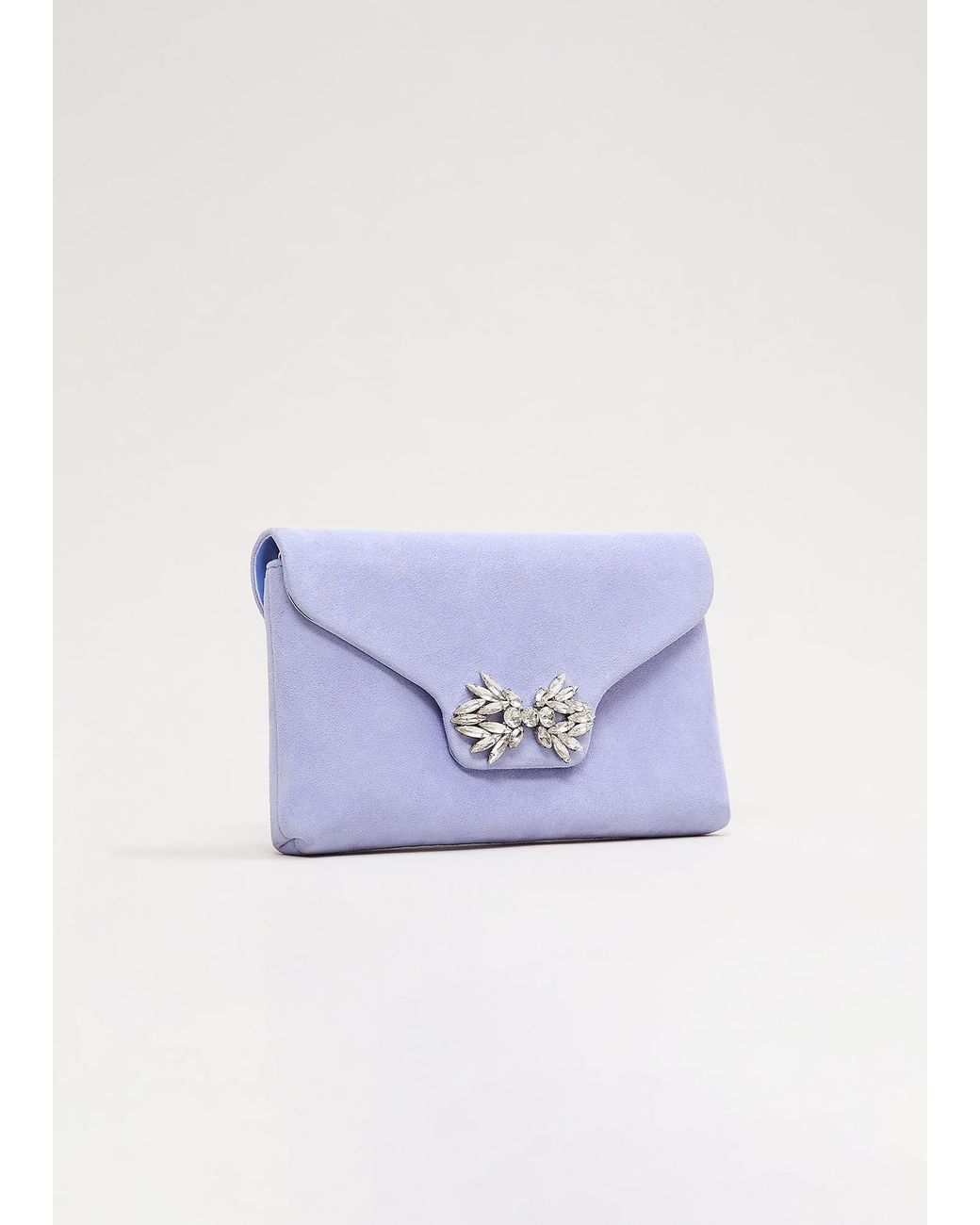 Phase Eight Blue Sparkle Clutch Bag