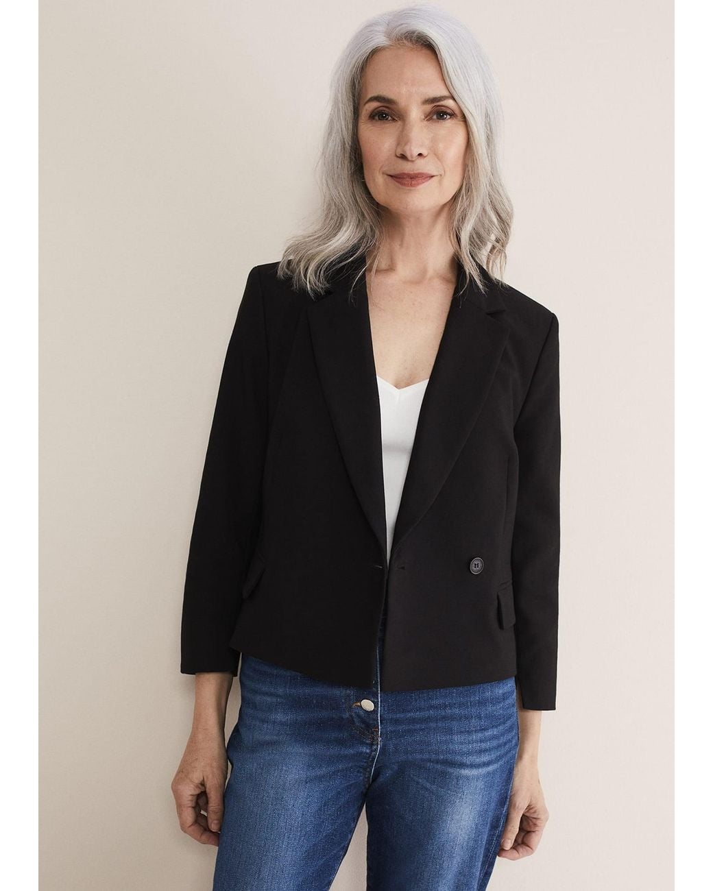 Phase Eight Black Christine Blazer