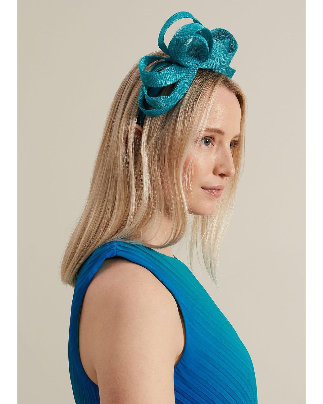 Phase Eight Blue Twist Detail Headband