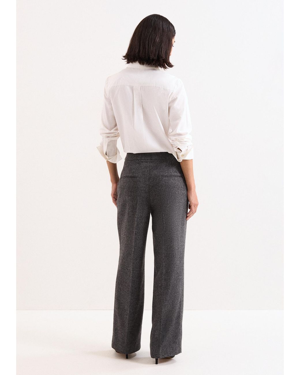 Phase Eight Gray Anise Suit Trousers