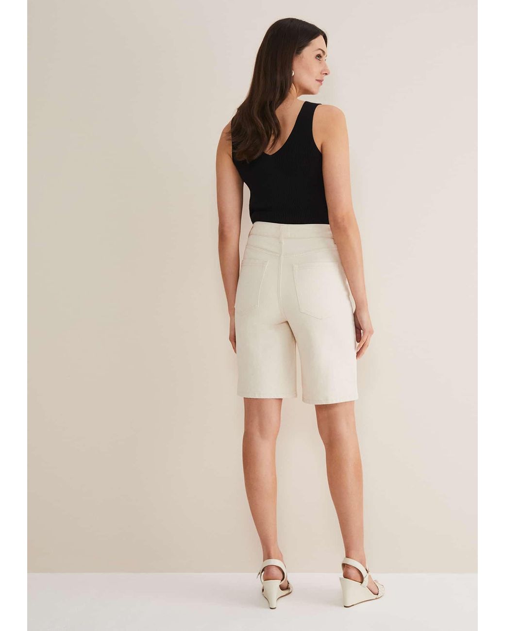 Phase Eight Multicolor Telissa Denim Bermuda Shorts