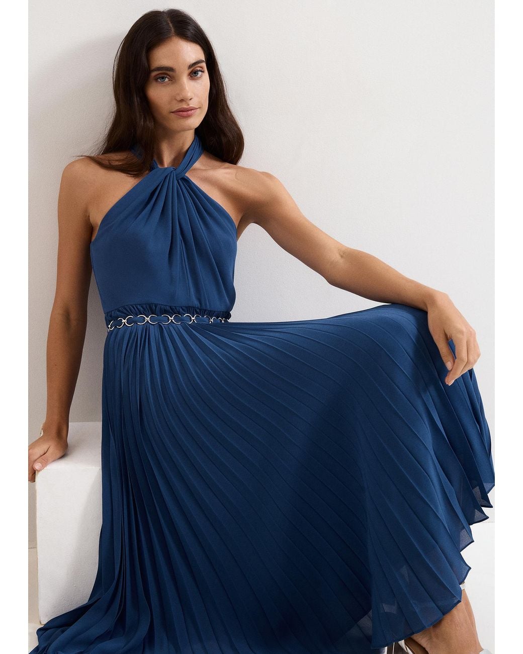 Phase Eight Blue Petite Sathia Dress