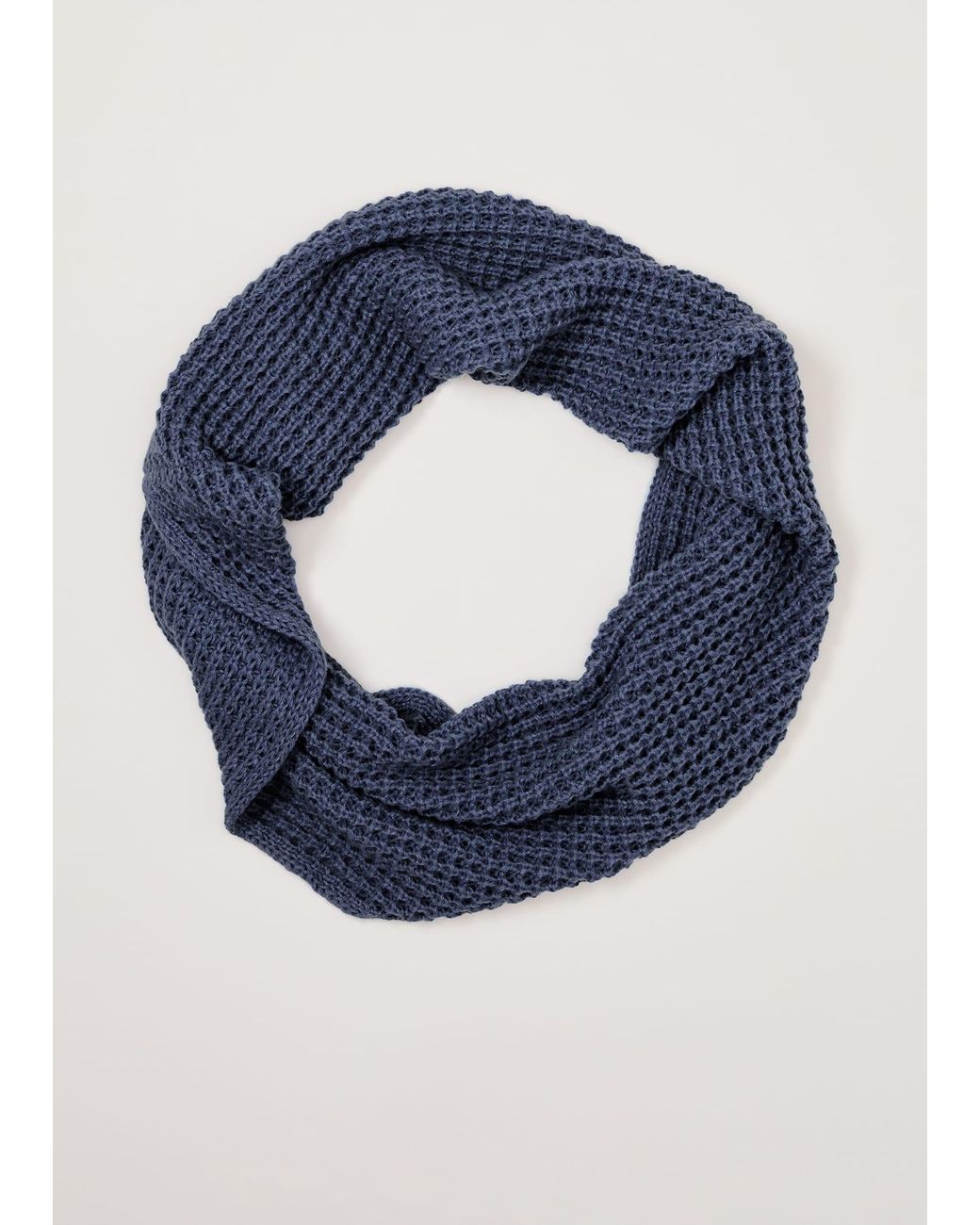 Phase Eight Blue Knitted Snood
