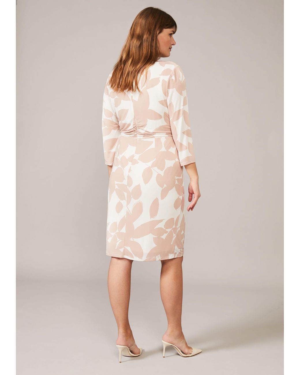 Phase Eight Multicolor Lana Leaf Print Dress