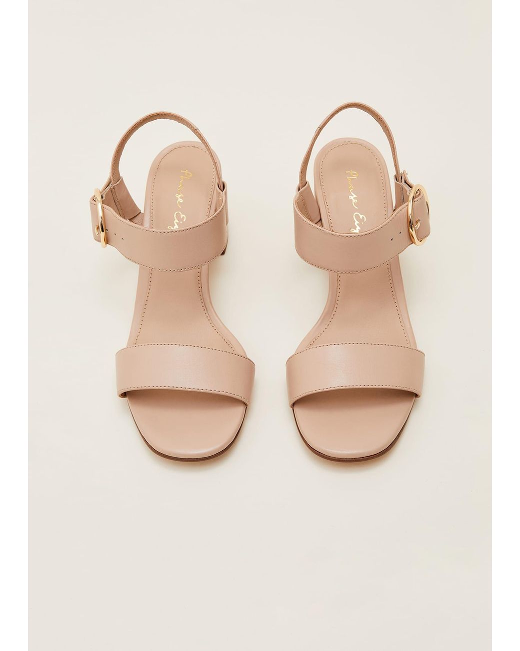 Phase Eight Multicolor Leather Buckle Sandals