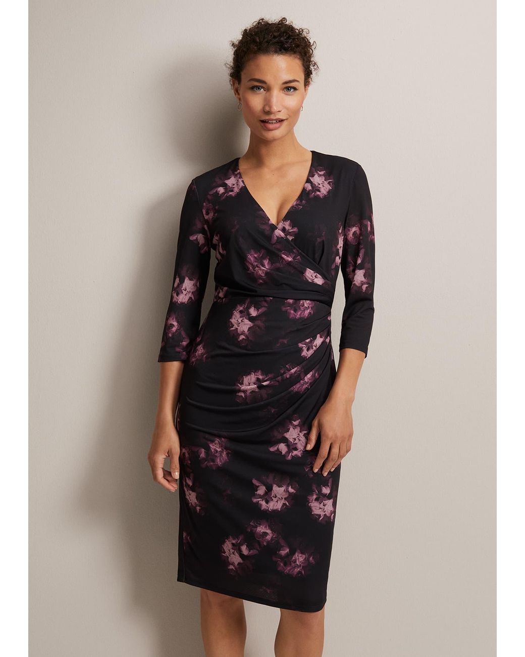 Phase Eight Multicolor Nerina Abstract Floral Print Dress