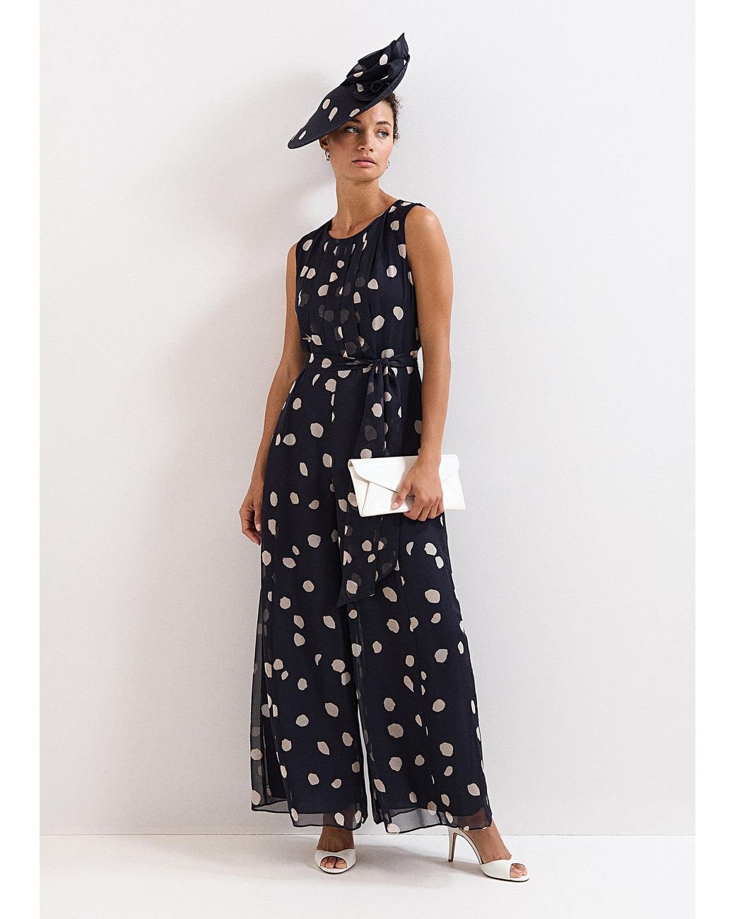 Phase Eight Blue Petite Maxine Jumpsuit