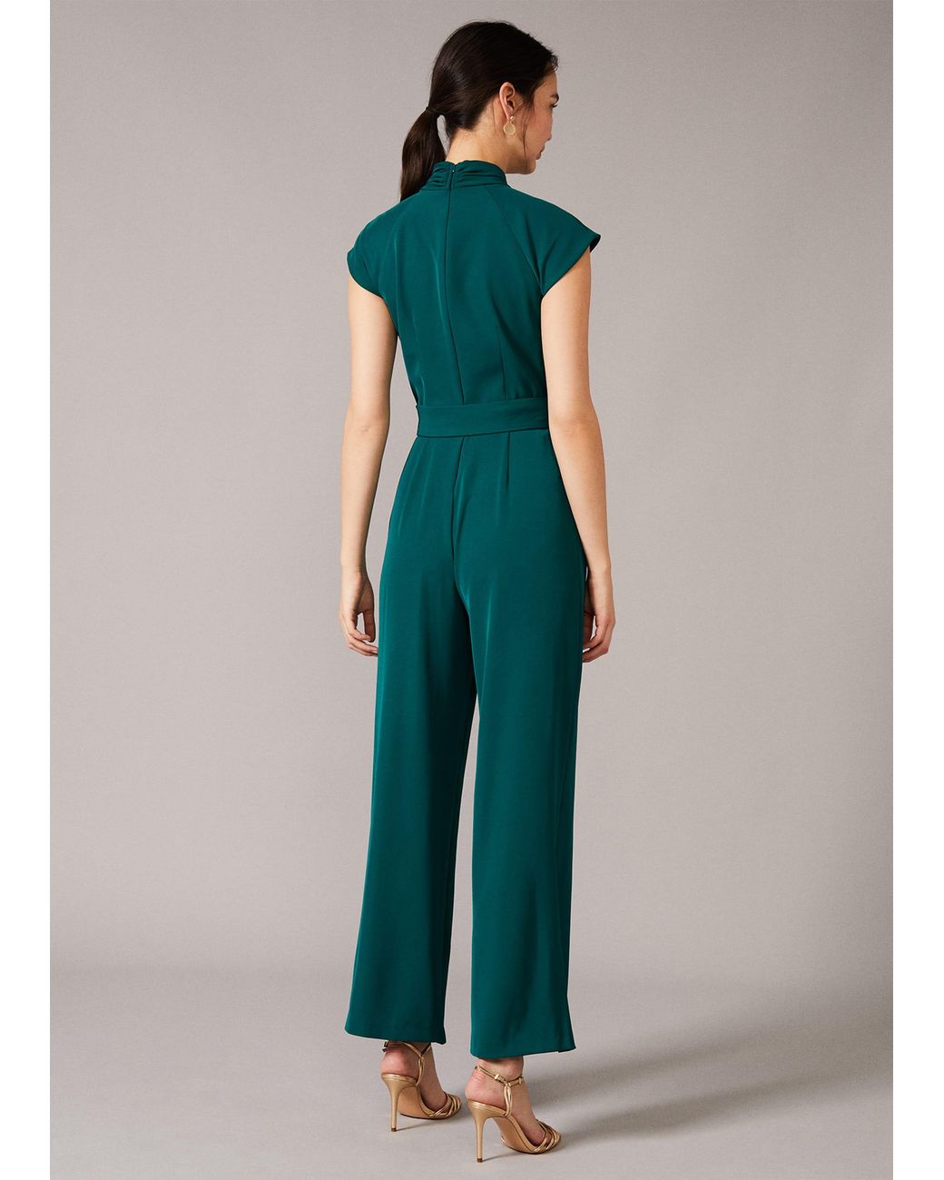 Phase Eight Green Bree Twist Jumpsuit