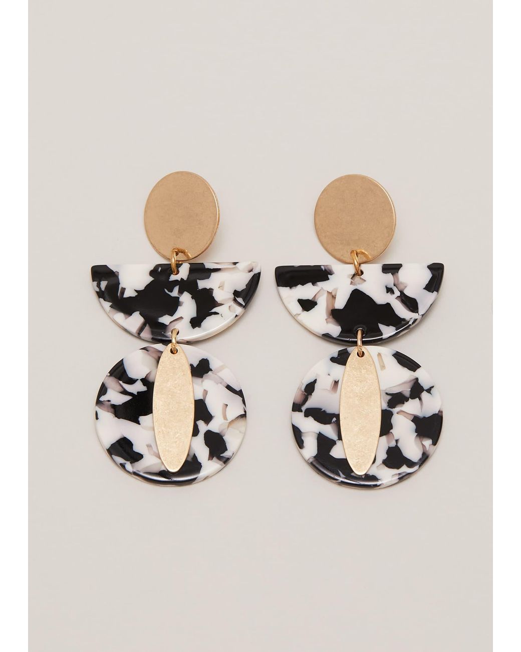 Phase Eight Natural Resin Shape Drop Earring