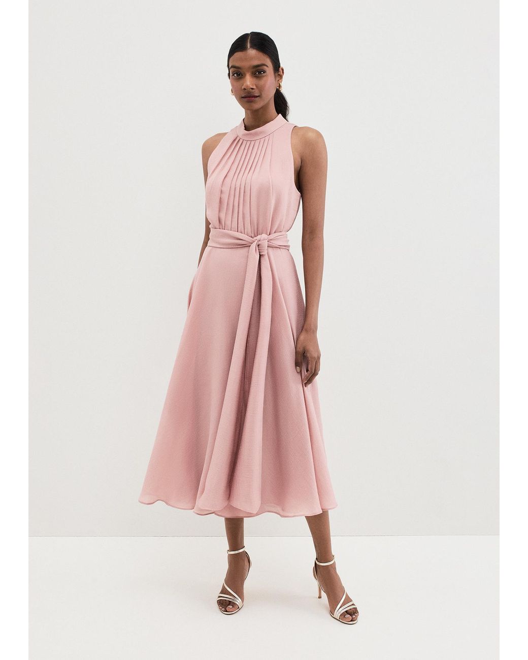 Phase Eight Pink Lucinda Organza Dress