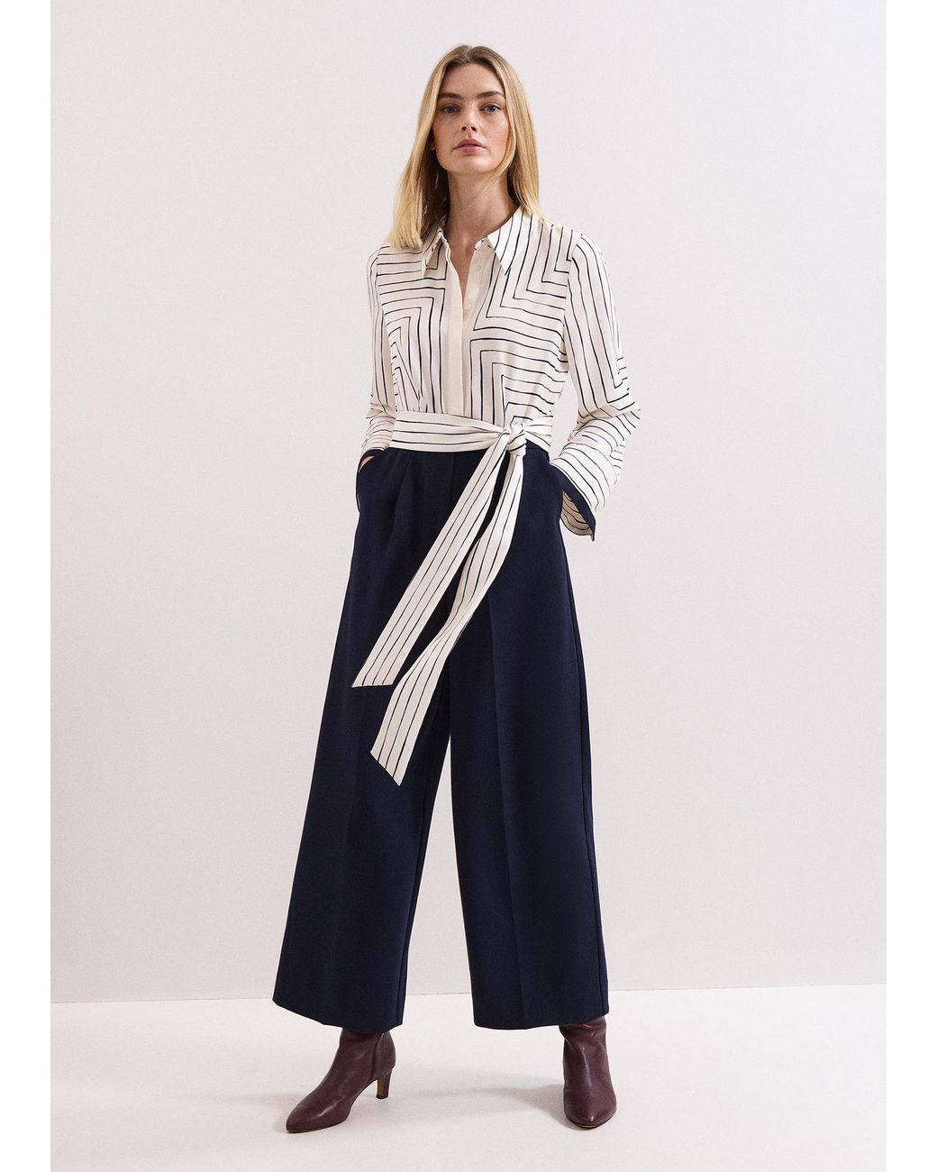 Phase Eight Blue Geovanna Geo Jumpsuit
