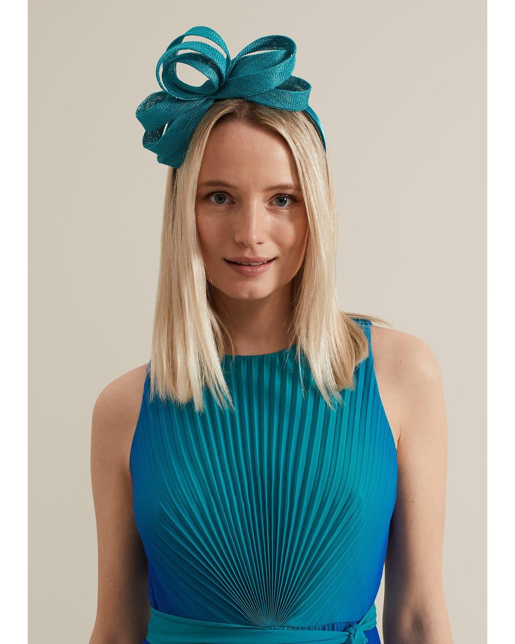 Phase Eight Blue Twist Detail Headband