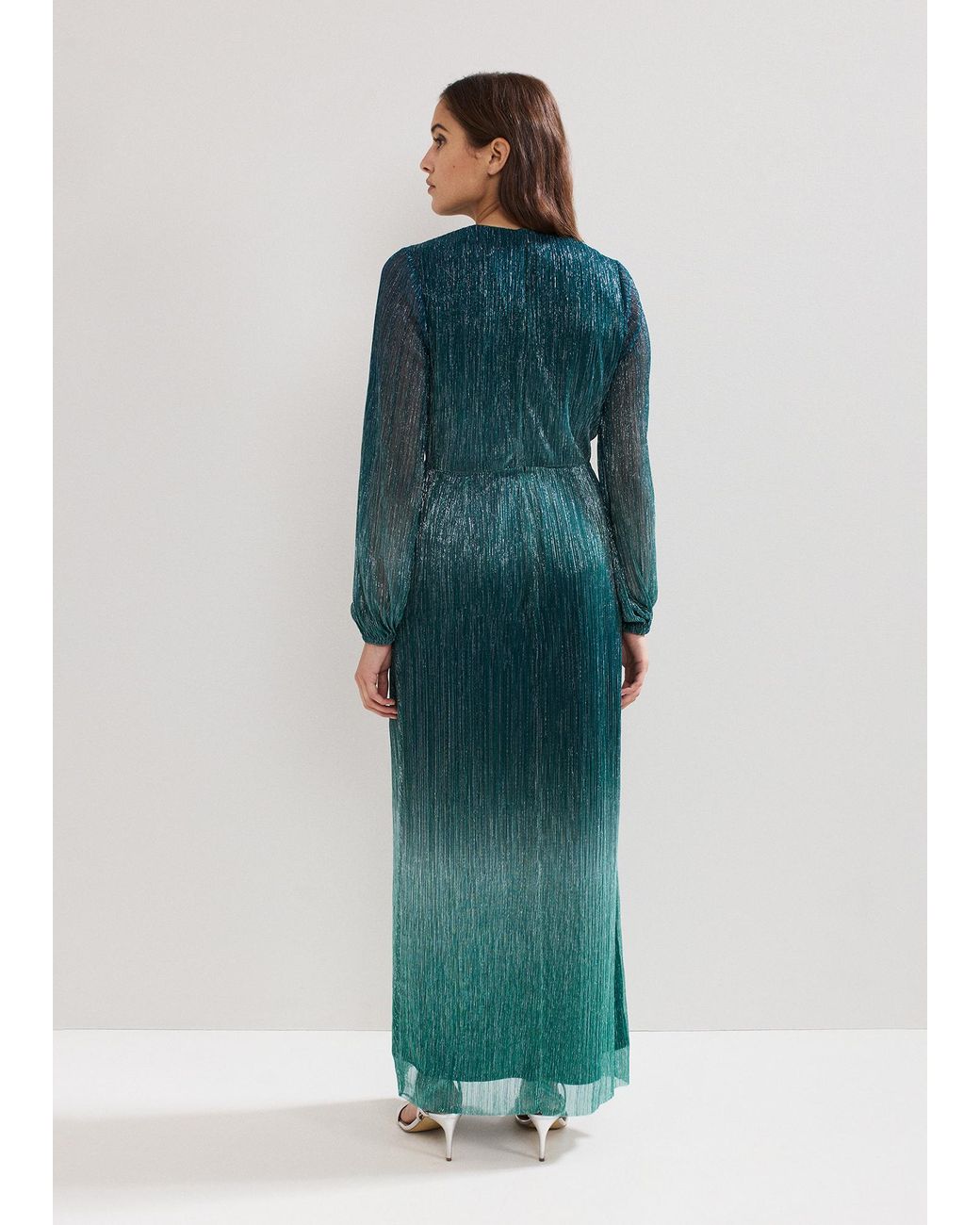 Phase Eight Green Cherene Ombre Brielle Maxi Dress