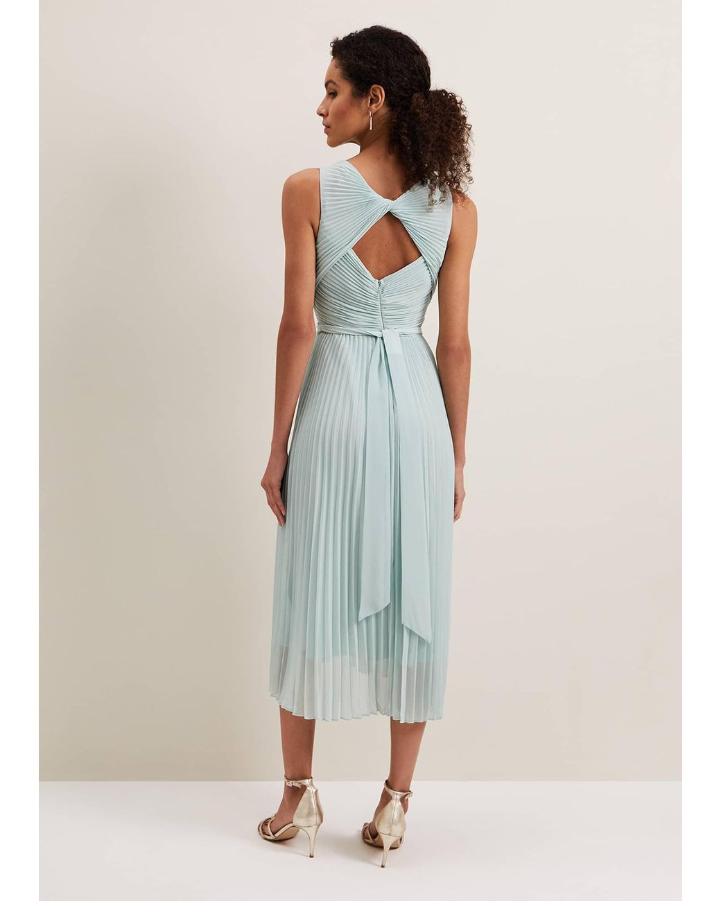Phase Eight Multicolor Cressida Pleat Midi Dress