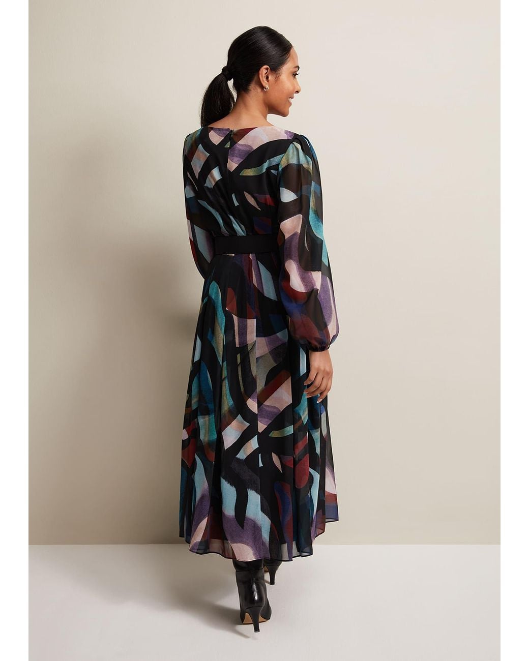Phase Eight Multicolor Petite Sky Printed Maxi Dress