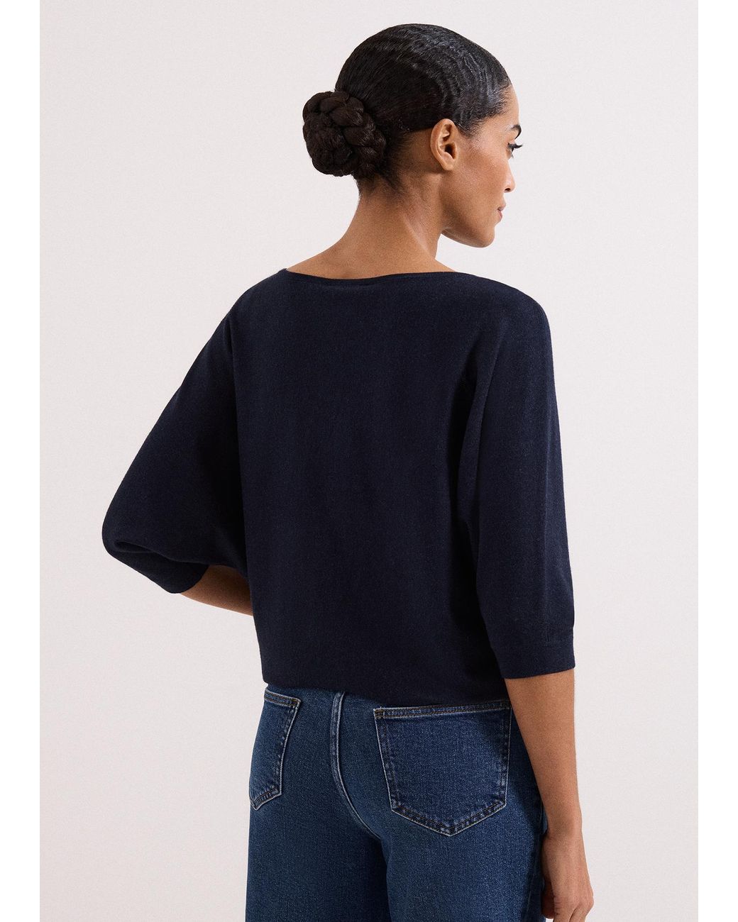 Phase Eight Blue Cristine Knit Jumper