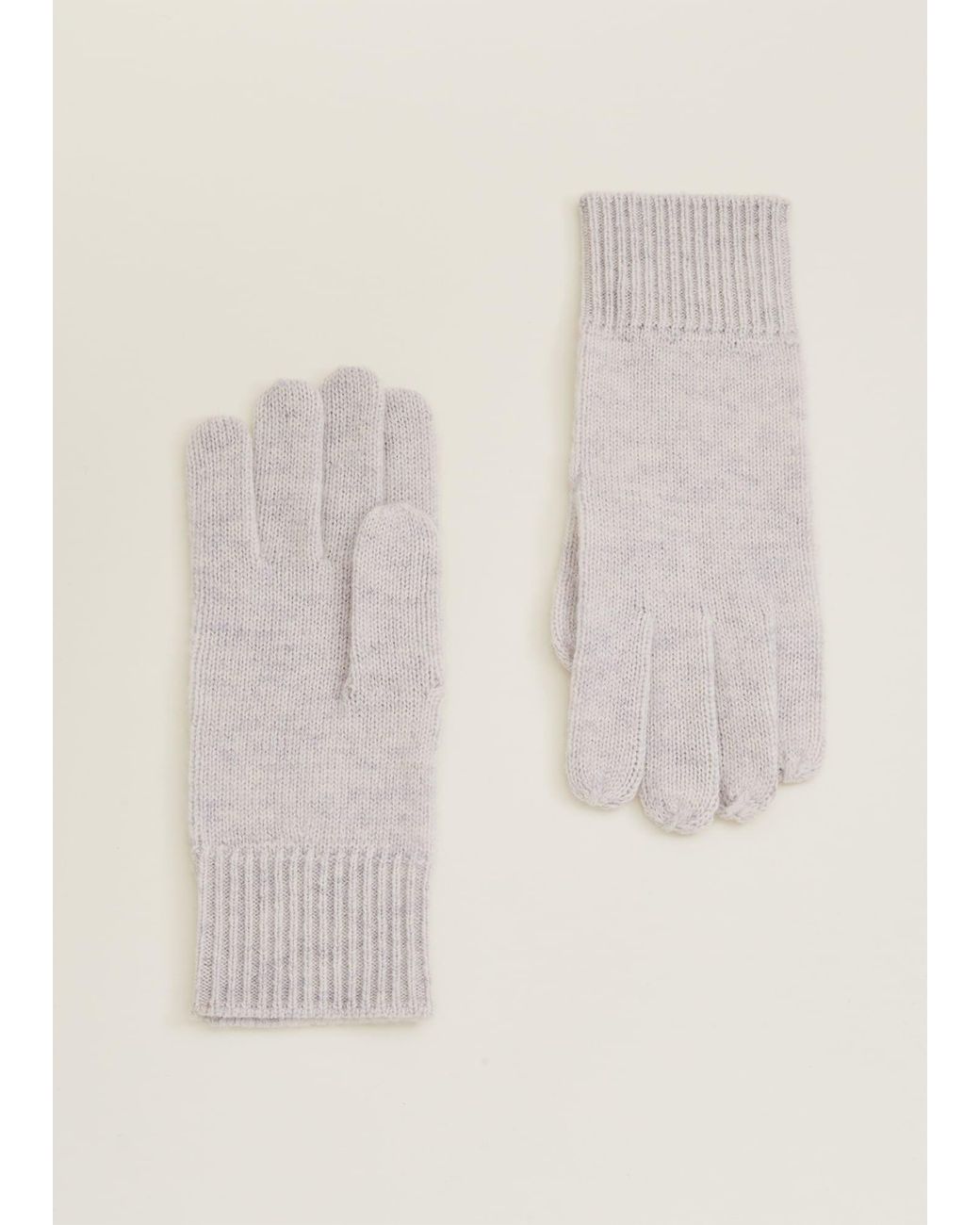 Phase Eight Natural Wool Cashmere Gloves