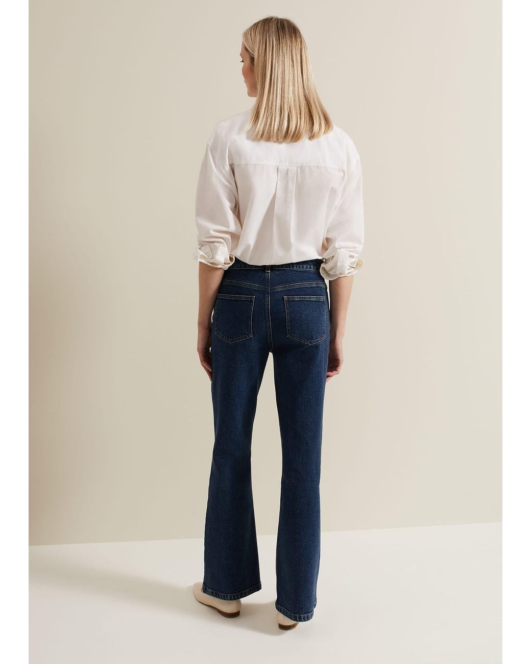 Phase Eight Natural 's Florisa Denim Jumpsuit