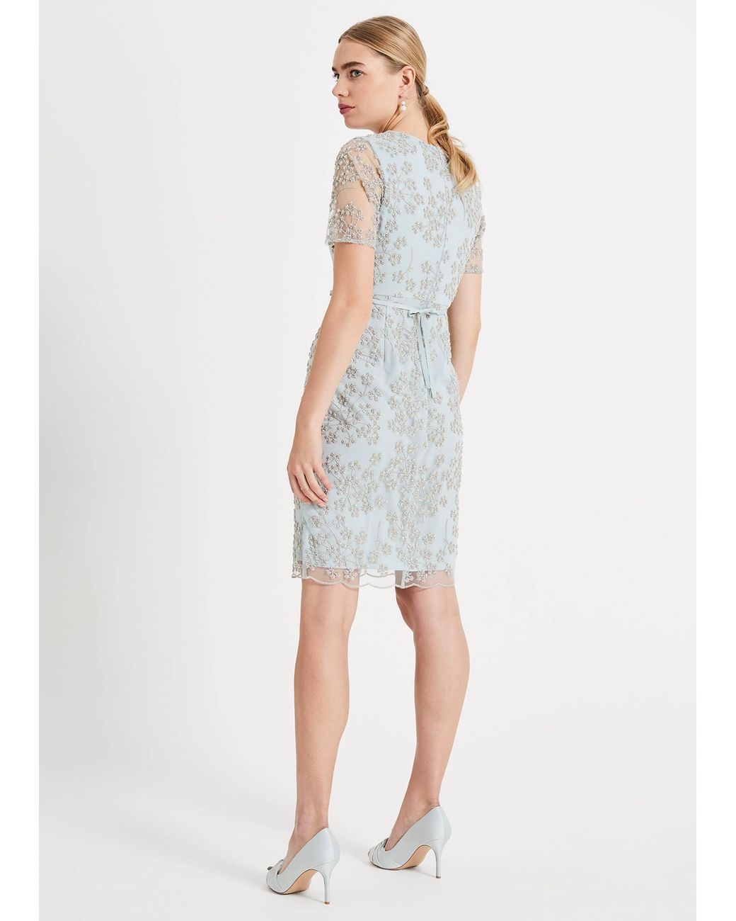 Phase Eight Multicolor Anika Beaded Lace Dress